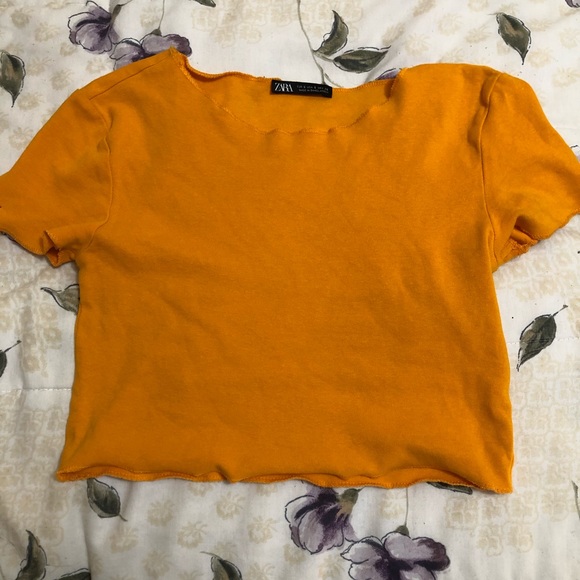 Orange crop top - Picture 2 of 3